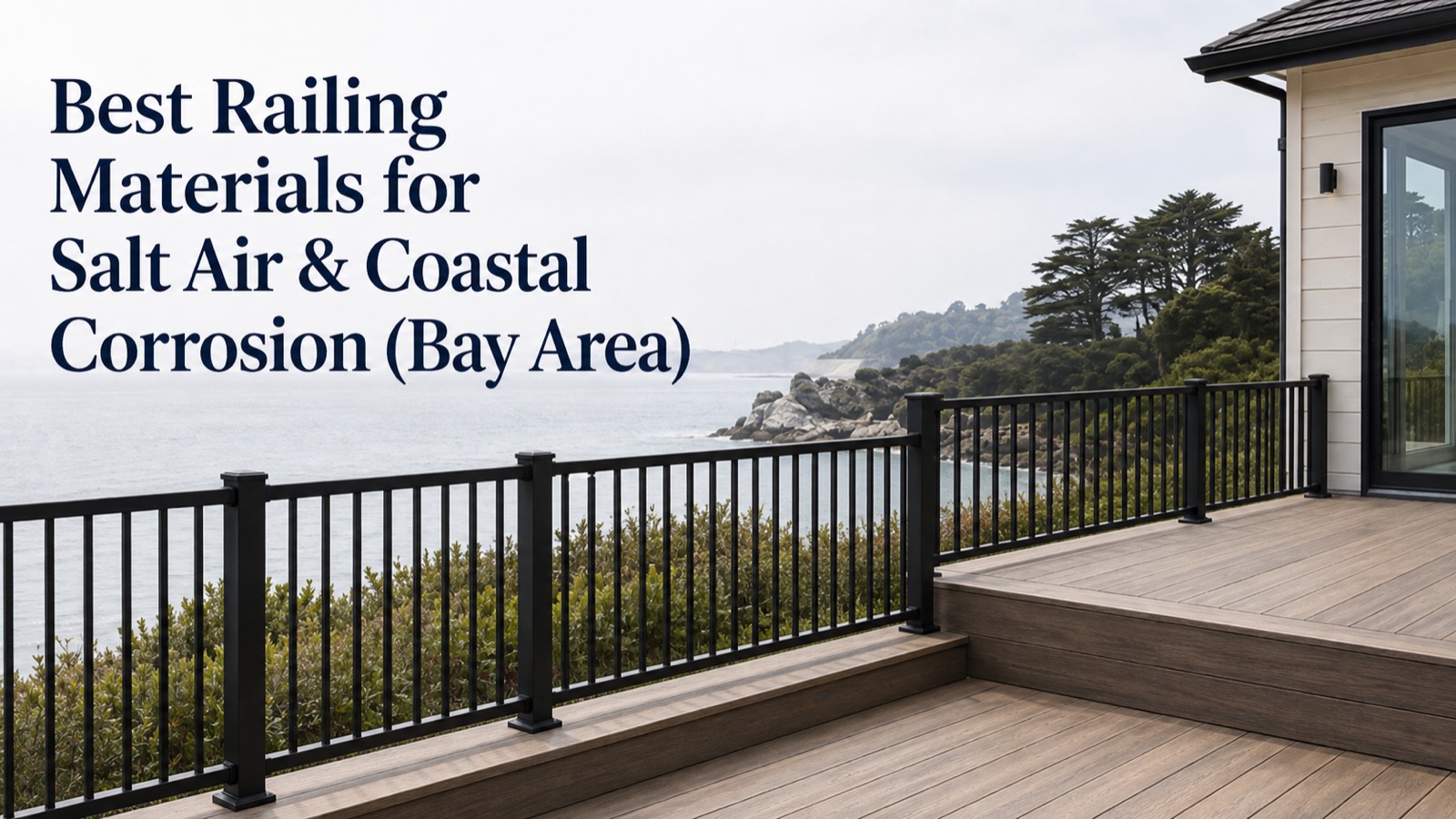 Best Railing Materials for Salt Air & Coastal Corrosion (Bay Area)