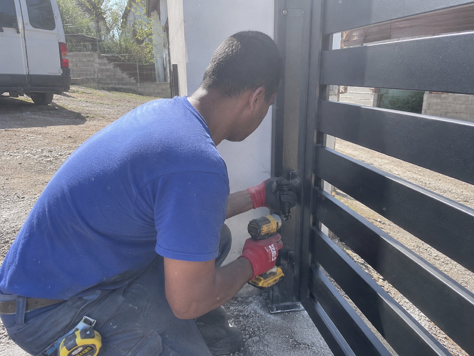 Custom metal gate
