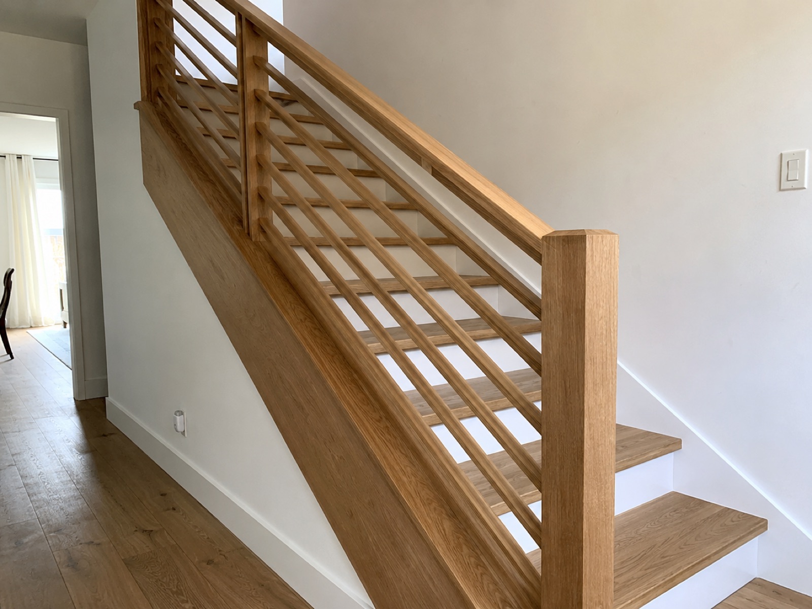 Interior stair railing